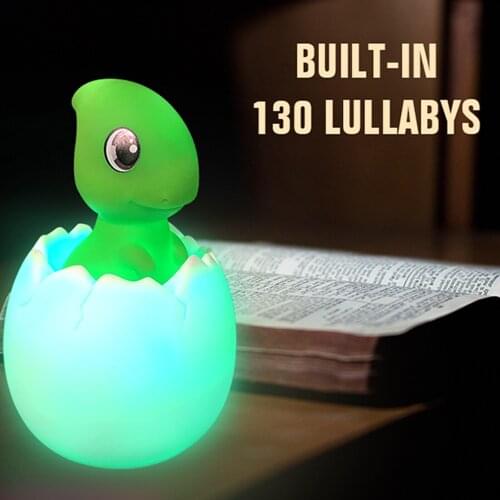RC Dinosaur Night Light With Music Baby Luminous Toys Night Sleep Light Kids LED Color Changing Nights Lamp