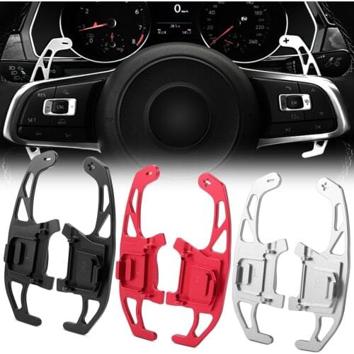 For VW GOLF GTI R GTD GTE MK7 7 POLO GTI Scirocco 2014-2019 Metal Car Steering Wheel Paddle Extend Shifter Replacement