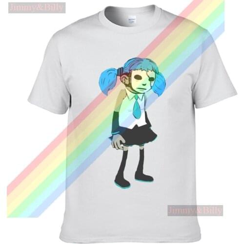 Sally Face Wearing A Wig And A Mask Classic Logo Men Women Summer 100% Cotton Tees Newest Top Popular Normal Tee Shirts Unisex