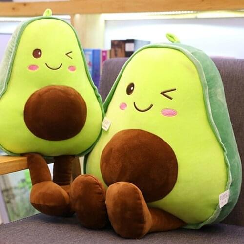 11/17 in Lovely Soft Plush Doll Cartoon Avocado Throw Pillow Decoration for House Office Plush Toy Stuffed Chair Cushion
