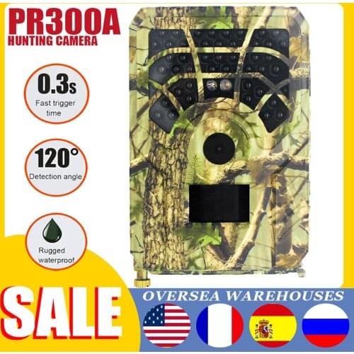 PR300A Monitoring Wildlife Infrared Trigger Camera 12 Million 720p Forest Outdoor Hunting Camera 120 Degrees Sensor Wide Angle