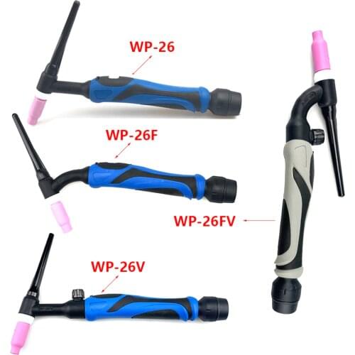 TIG Torch Body Argon Welding Torch Head WP26 Flex Air Cooled Gas Tungsten Arc Welder GTAW A-200 Flex Torch