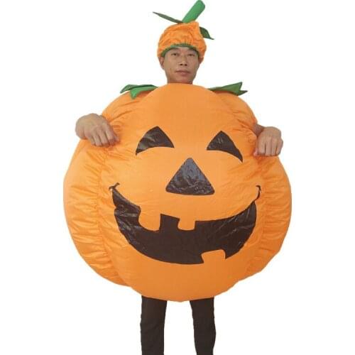 Halloween Pumpkin Costume Stage Performance Pumpkin Inflatable Costume Role Playing Cartoon Doll Decorative Toys Parenting