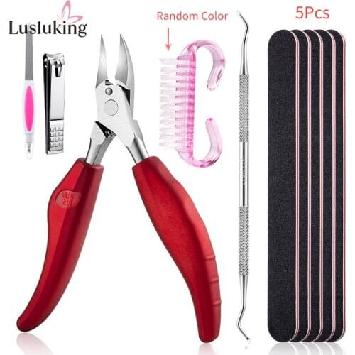 Manicure Set Nail Correction Nippers Ingrown Toenail Cuticle Scissor Pedicure Tool Nail Scissors With File Personal Care Tools