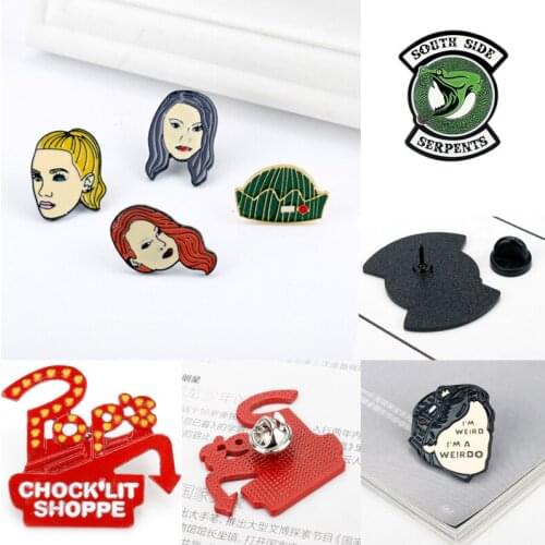 TV Show Riverdale Brooch Metal Enamel Pins Women Men Lapel Pin backpack bags Hat badge Kids Gifts-40