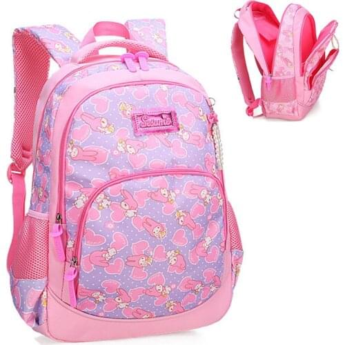 Cute Princess Backpack Girl Student Bag Suitable For Young College Wind Ladies Schoolbag High School Student Bag Canvas Printing