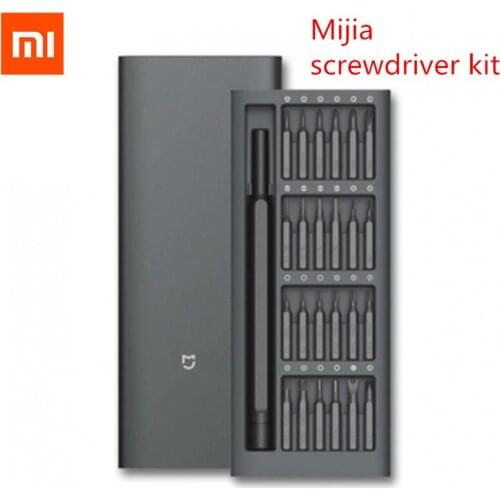 Xiaomi Mijia Daily Use Screwdriver Kit 24 Precision Magnetic Bits Alluminum Box Screw Driver xiaomi smart home Kit