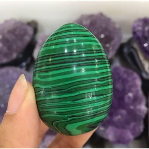 Natural Malachite egg quartz Crystal gemstone yoni egg meditation healing