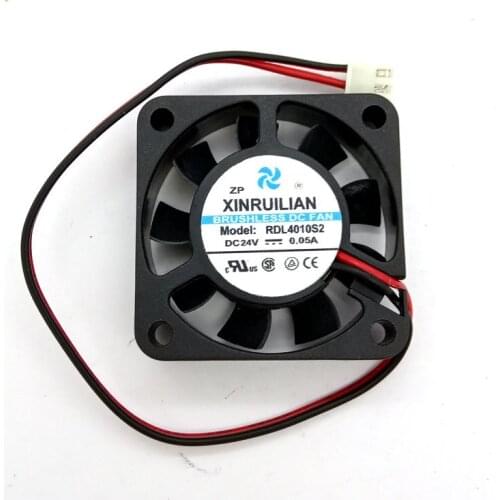 New Original RDL4010S2 DC24V 0.05A 40*40*10MM 2Lines Inverter Cooling fan