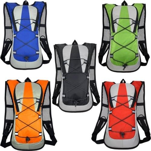 Outdoor Cycling Riding Backpack Climbing Hiking Camping Breathing Cloth Luminous Pouch Fitness Bag