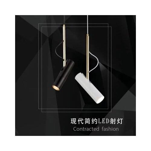 Postmodern droplight Nordic restaurant bar LED lamp type suction a top clothing exhibition hall with the track light