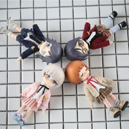 Hand-made casual suit doll clothes coat for ob11 Body9 GSC clay Molly piccodo doll accessories