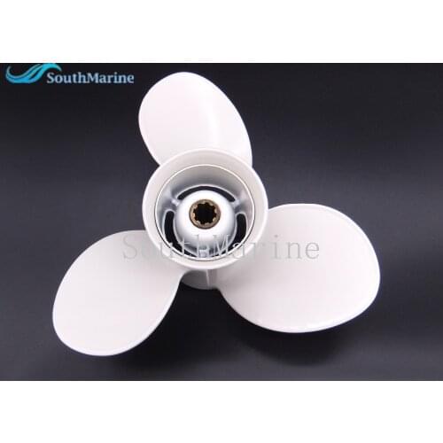 Aluminum Alloy Propeller 9 1/4x8-J for Yamaha 9.9HP 15HP Outboard Motors 9 1/4 x 8 -J