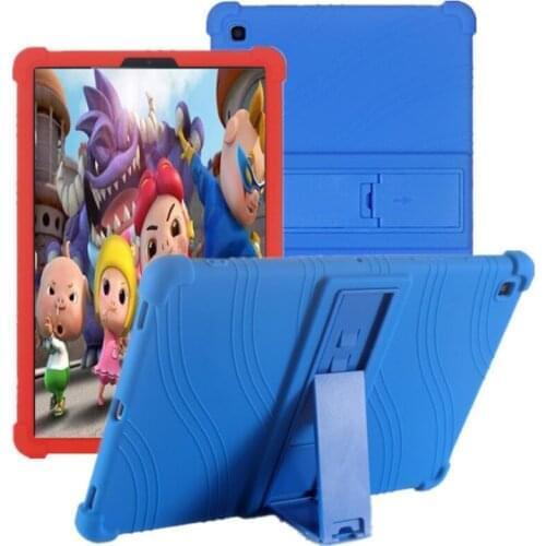 Drop-Resistance Case For Samsung Galaxy Tab S5e S5 E 10.5 SM-T720 T725 10.5 Inch Tablet Silicone Kid Case With Stand Cover