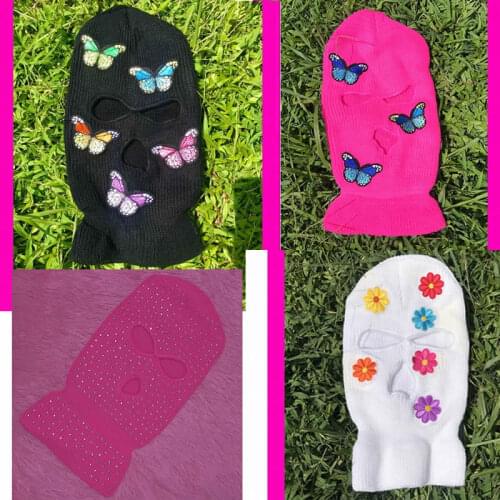 AestheticMasked hat y2k Masked hat Harajuku Masked hat y2K Kawaii Masked hat Gothic Masked hat Punk Masked hat Dark Masked hat