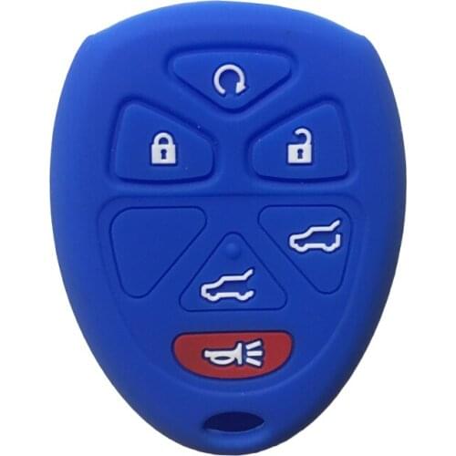 Silicone Key Case for Chevrolet Tahoe 2007 Suburban Gmc Yukon 2010 Traverse XL Key Cover for Cadillac Escalade Car Accessories