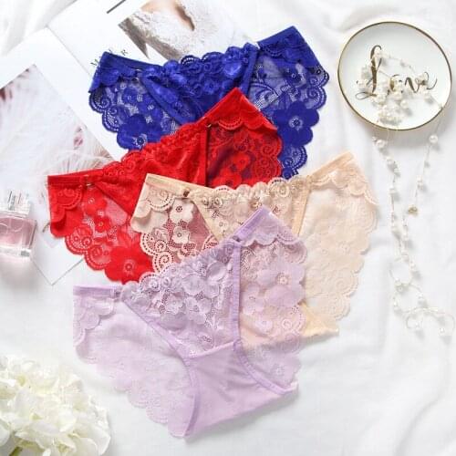 Women Sexy G String Lace Hollow Out Briefs Panties Shorts tangas Lingerie Underwears Underpants New Styles 2018