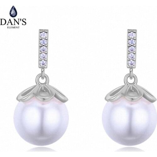 DANS 3 Colors Real Austrian crystals Stud earrings for women Earrings s New Sale Hot Round 129209