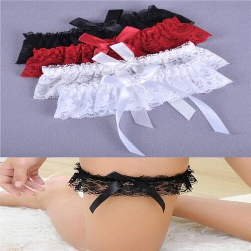 Hot Sale 1PC Women Wedding Party Bridal Sexy Lace Floral Bowknot Garter Belt Leg Ring Quality is the first with best service