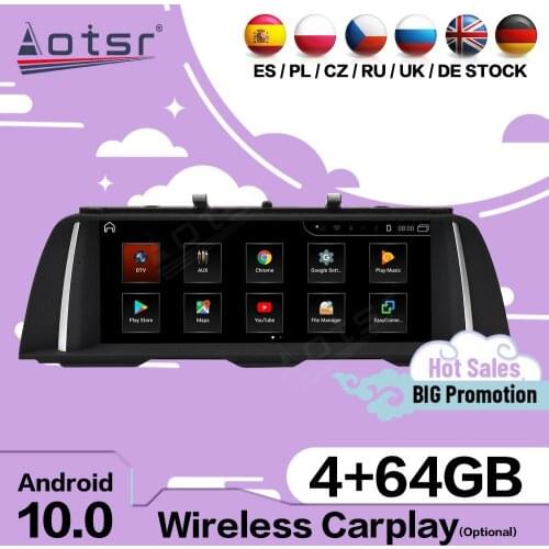 128G Carplay Multimedia Stereo Android 10.0 Player For BMW F10 2010 2011 2012 GPS Navigation Auto Audio Radio Receiver Head Unit