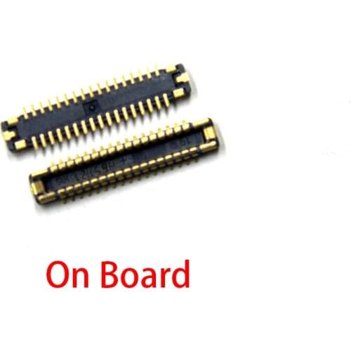 2pcs LCD Display Screen FPC Connector For Samsung Galaxy J4+ 2018 J415 J4 Core J410 J4plus J4 plus On Logic Board Flex 34pin