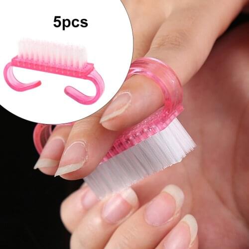 5 Packs Nail Brush Hand Feet Cleaning Brush Manicure Tool Foot Nail Cleaner