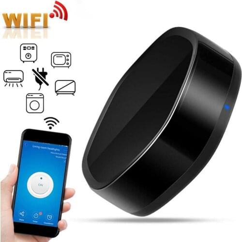 DC 5V 1A Smart Car Home Infrared Transmitting Signal WiFi APP AI Voice Remote Control for Android 4.0 for iOS 8.0 and Higher