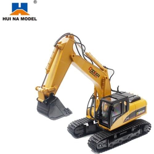Huina 1350 15 Channel 2.4g 1/14 Rc Excavator Charging 1:14 Rc Car With Battery Rtg Children Best Toys