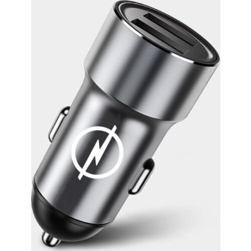 Car power charger adapter with dual USB Quick Charge Adapter USB for opel insignia astra j h corsa accessories