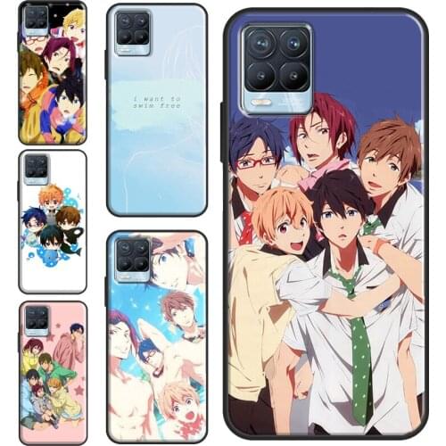 Free Iwatobi Swim club For OPPO Realme 8 Pro C3 C11 GT Neo 6 7 Pro Case For OnePlus 8 9 Pro 8T Nord Phone Cover