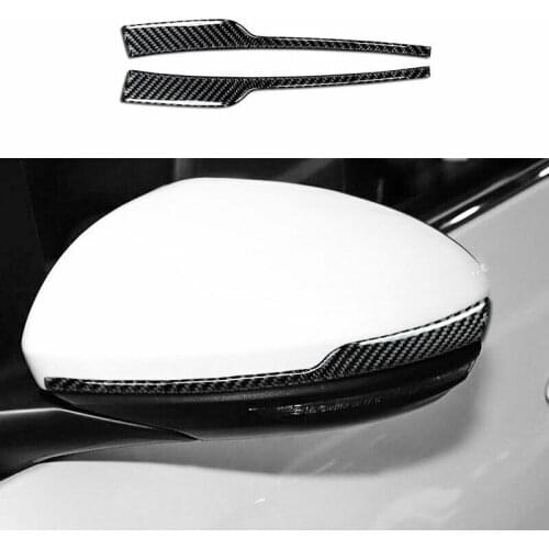 For 2019-2021 Nissan Altima Real Carbon Fiber Rear View Side Door Mirror Trim Car modification Auto parts