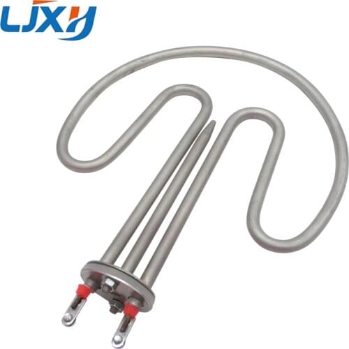 LJXH Electric Heating Element for Heat Insulation Barrel 220V 1.5KW/2KW/3KW 201SS Flange/Disc 46mm Towel Cart Heater Parts