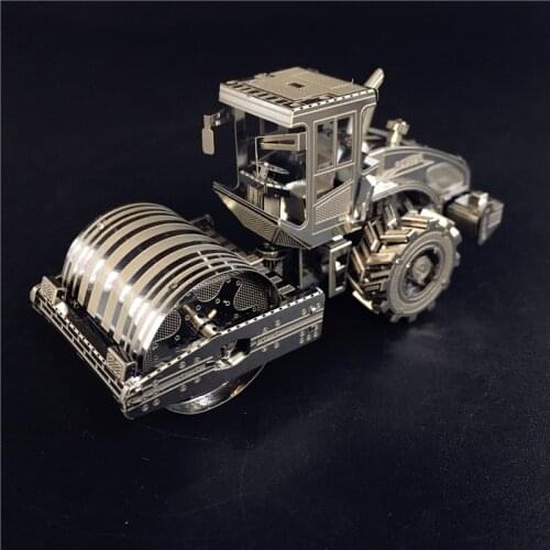 MMZ MODEL NANYUAN 3D Metal model kit road roller vehicle Assembly Model DIY 3D Laser Cut Model puzzle toy for adult