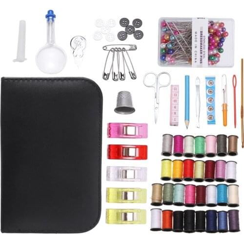 DIY Knitting Sewing Tool Set For Mending And Sewing Home Travel Sewing Kit Case Portable Needle Thread Stitching Embroidery