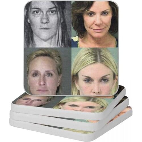 Real Housewives Of New York Prison Diatomite Square Round Coaster Heat Insulation Cup Bonsai Mat Soap Toothbrush Pad 10x10cm