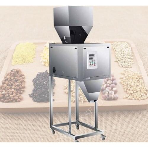 Newest small weighing filling machine rice granule sugar spice particle tea bag filling machine with big hopper