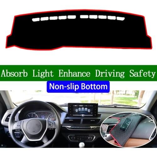 For great wall wingle 7 2018 Non-slip Bottom Dashboard Cover Car Decals Car Stickers Interior Car Accessories