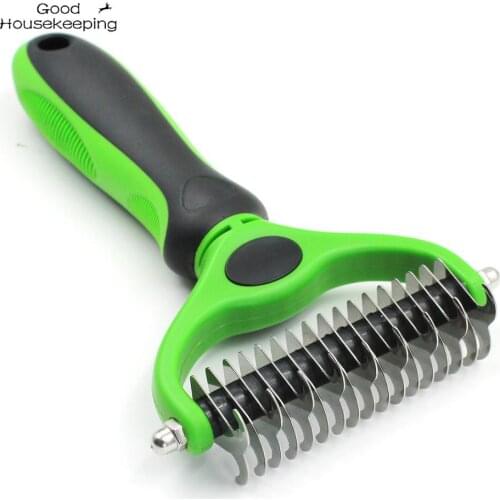 Paipaitek Cat Dematting Comb Pet Comb Dog Hair Comb Pets Knot Comb Pet Dog Cat Hair Removal Brush Comb Pet Grooming Tools Hair