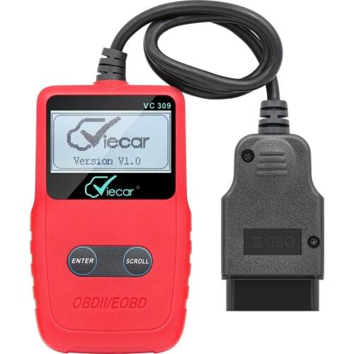 2018 VC309 Obd2 Obdii Code Scanner Vehicle Detection Tool Fault Diagnotic Instrument Reader Same Function Ms309 Work Perfect