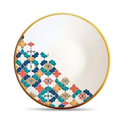 Majida Service Plate 6 Pieces 25 Cm İllizyon