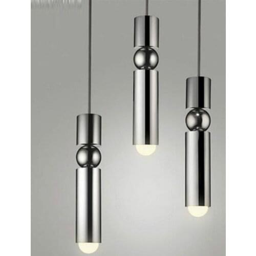Modern Nordic Villa GU10 Led Pendant Lights Gold Chrome Black Metal Led Pendant Lamp Lustre Indoor Lighting Fixtures Droplight