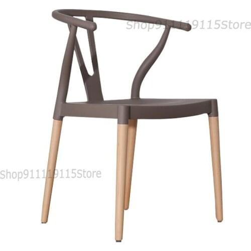 Chair Modern Simple Leisure Back Chair Chinese Horn Chair Household Designer Y Chair Nordic Solid Wood Dining Chair