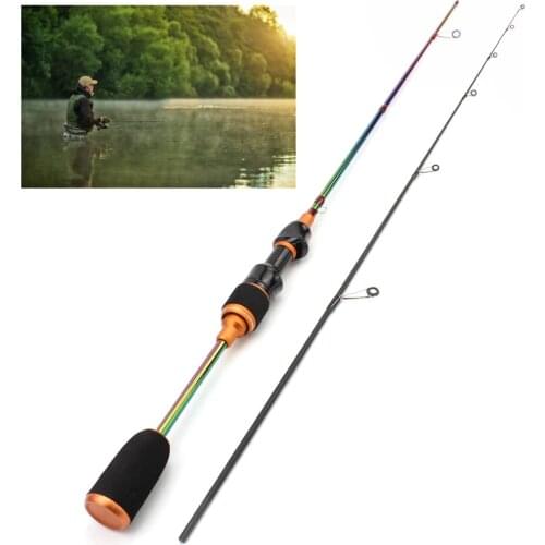 1.8m ul Slow spinning Casting lure rod 3-7g lure ultralight rods ultra light solid tips pole Colorful beautiful fishing rod