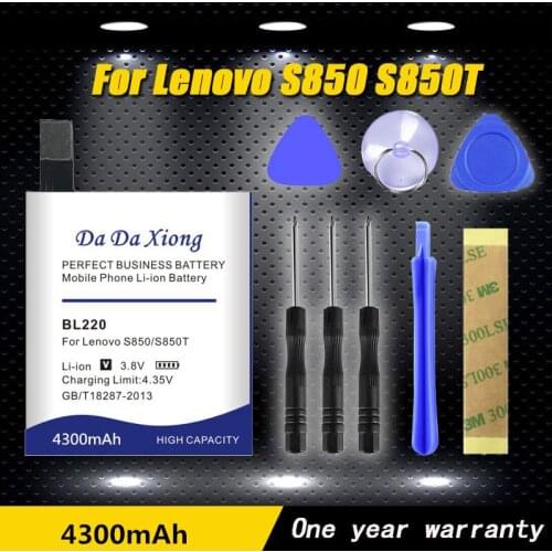 High quality 4300mAh BL220 BL-220 Battery for Lenovo S850 S850T Phone battery