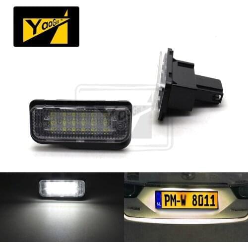 YaaGoo For Mercedes-Benz W203(5D)Wanon W211 W219 LED License Plate Light