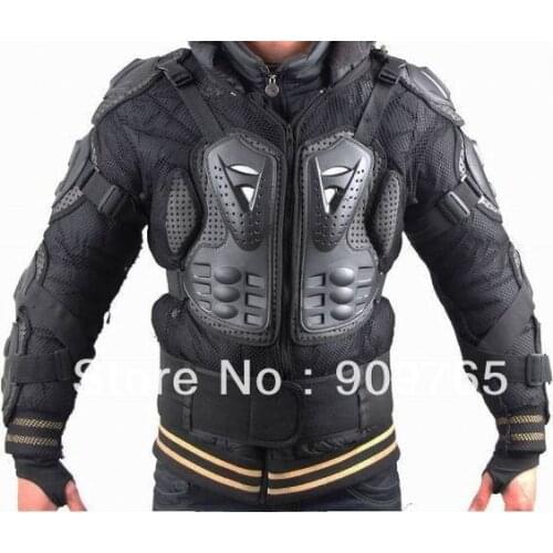 1 Pcs Black Adult Body Armor Jacket Motorcycle Guard Chest Protector Motorcycle Accessories Parts