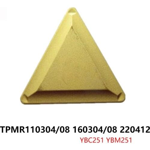 100% Original TPMR TPMR110304 TPMR110308 TPMR160304 TPMR160308 TPMR220412 YBC251 YBM251 Milling Lathe Cutter Turning Tools