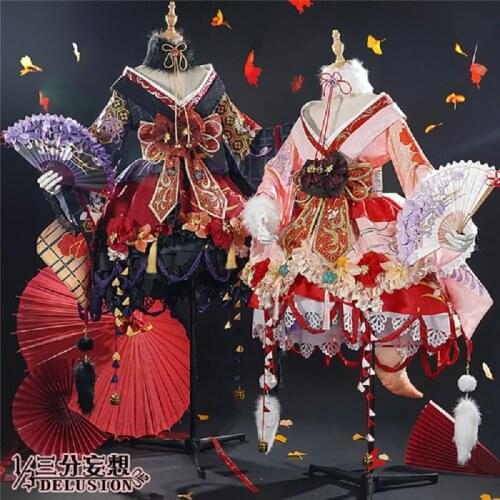 2020 Anime Shining Nikki Japanese printing Kimono Lovely Outfit for women Halloween Uniform free shipping