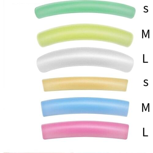 6 Pair Reusable Flexible Silicone Lash Perm Pad Perming Eyelash Patches Flat S/M/L Curl S/M/L 6 Size In Different Colors