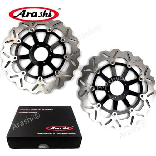 Arashi 2PCS For HONDA VFR750F VFR 750 F 1994 1995 1996 1997 Floating CNC Front Brake Disc Rotors 296mm VFR-F750